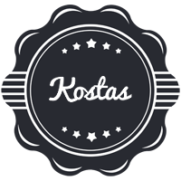 Kostas badge logo