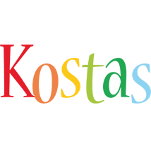 Kostas birthday logo