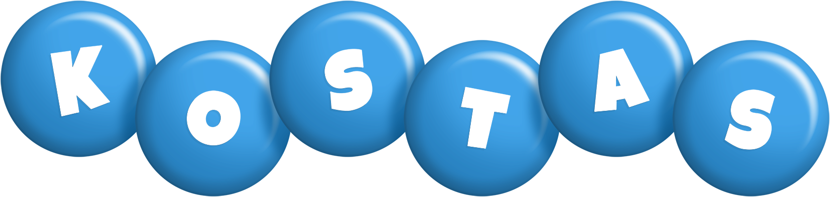 Kostas candy-blue logo