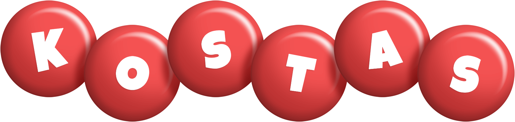 Kostas candy-red logo