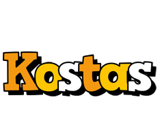 Kostas cartoon logo