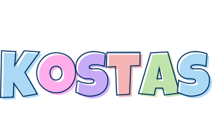 Kostas pastel logo