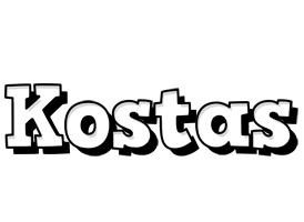 Kostas snowing logo