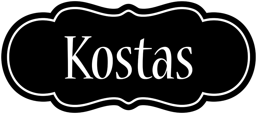 Kostas welcome logo