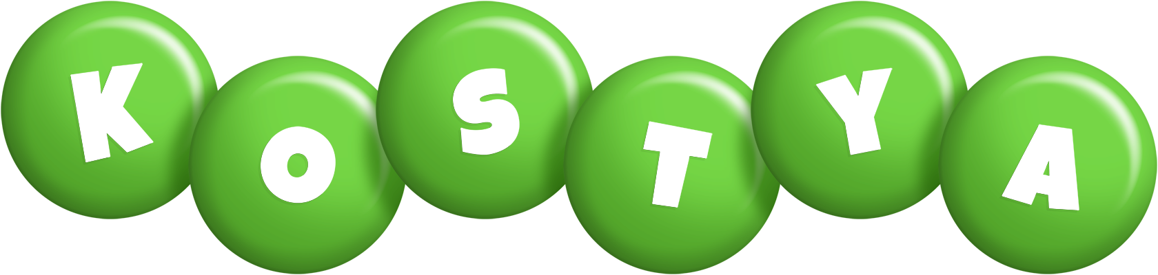 Kostya candy-green logo