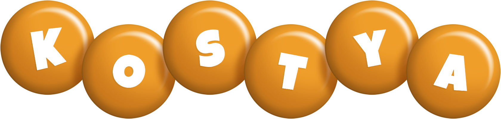 Kostya candy-orange logo