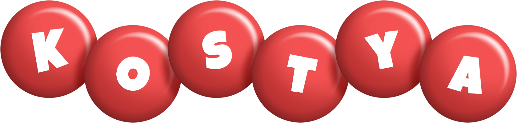 Kostya candy-red logo