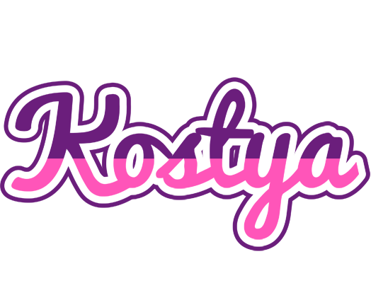 Kostya cheerful logo