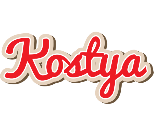 Kostya chocolate logo
