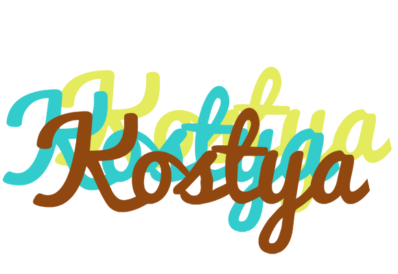 Kostya cupcake logo