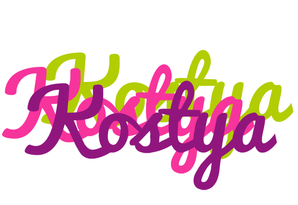 Kostya flowers logo