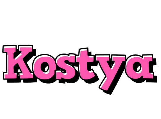 Kostya girlish logo