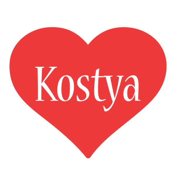 Kostya love logo