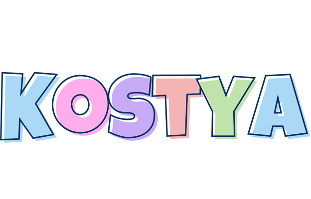 Kostya pastel logo