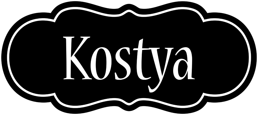 Kostya welcome logo