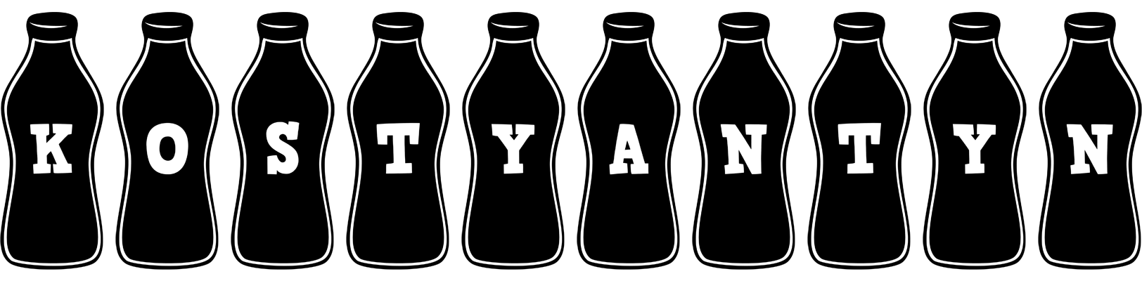 Kostyantyn bottle logo