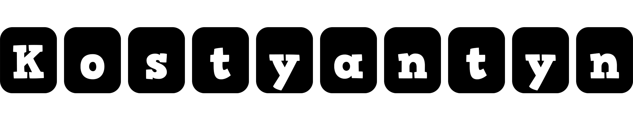 Kostyantyn box logo