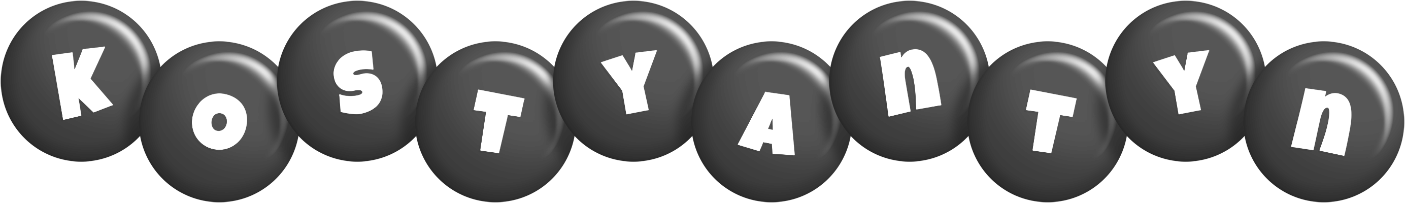 Kostyantyn candy-black logo