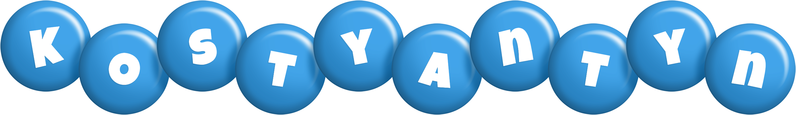 Kostyantyn candy-blue logo