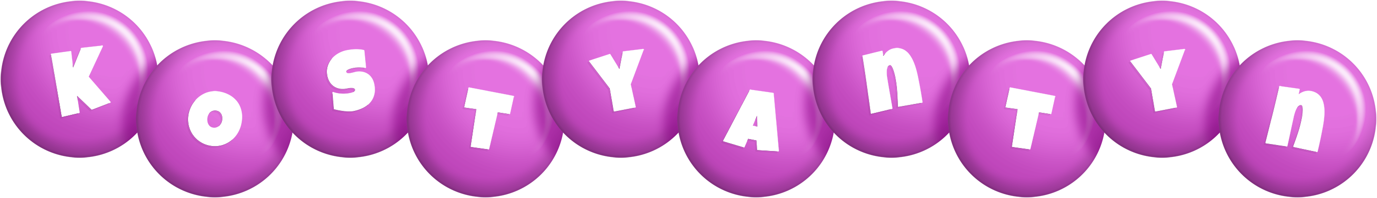 Kostyantyn candy-purple logo