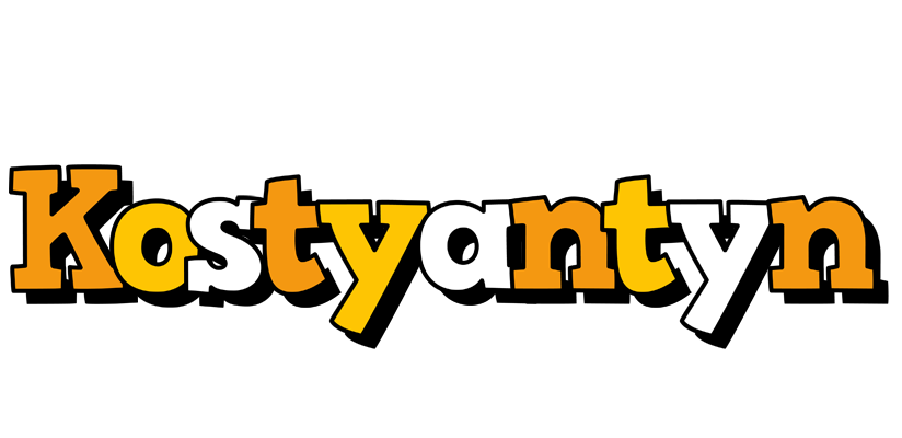 Kostyantyn cartoon logo