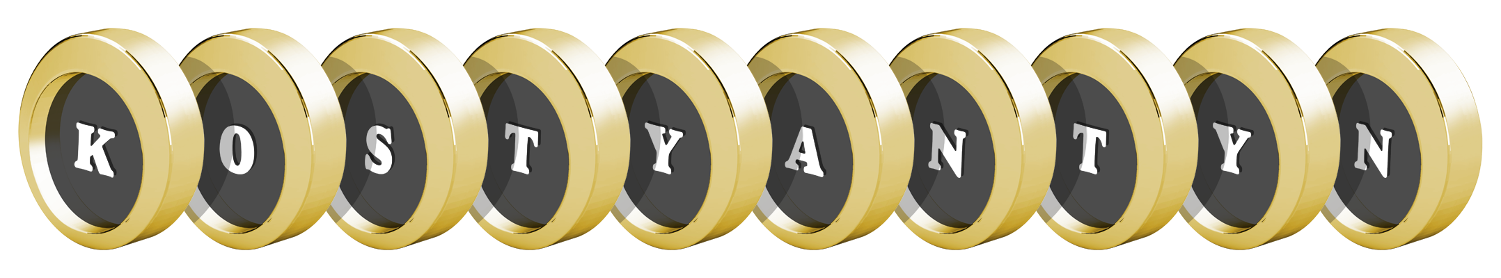 Kostyantyn gold logo