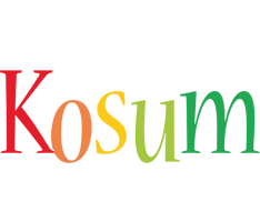 Kosum birthday logo