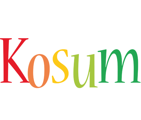 Kosum birthday logo