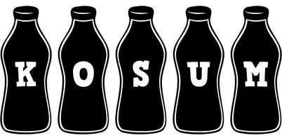 Kosum bottle logo