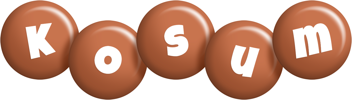 Kosum candy-brown logo
