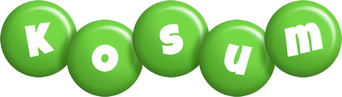 Kosum candy-green logo