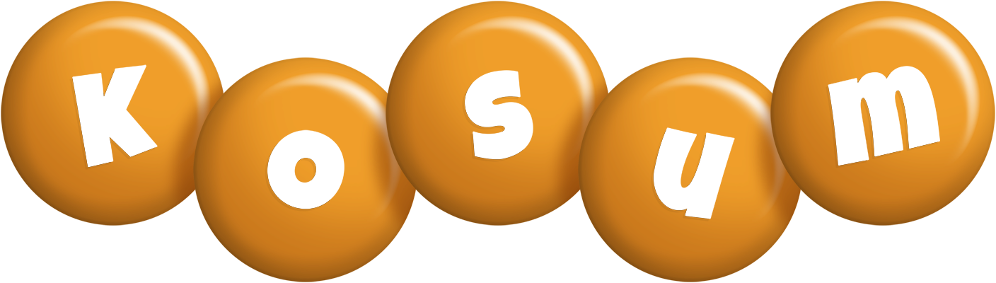 Kosum candy-orange logo