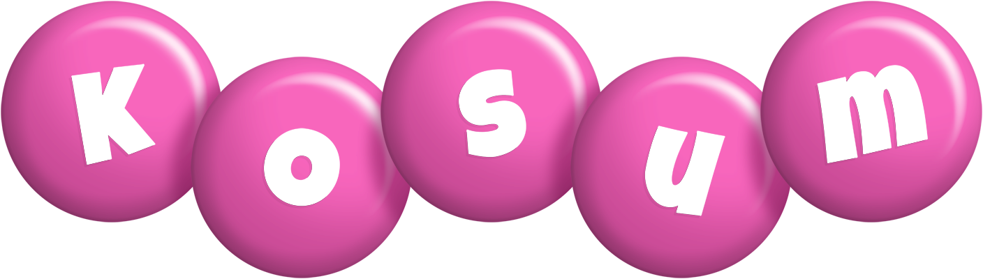 Kosum candy-pink logo