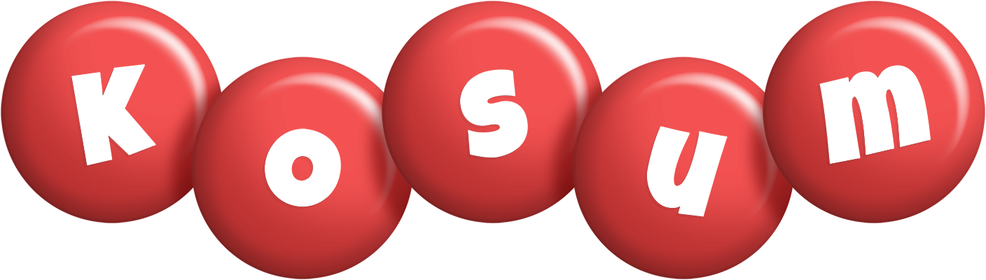Kosum candy-red logo