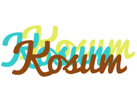 Kosum cupcake logo