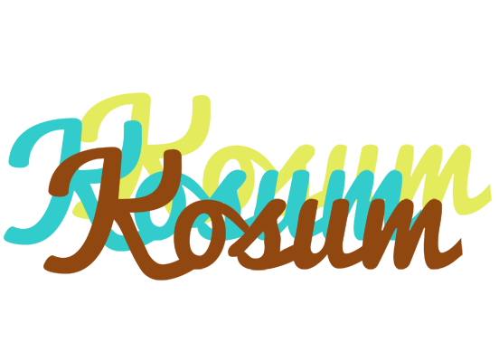 Kosum cupcake logo