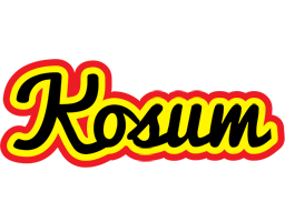 Kosum flaming logo