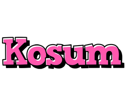 Kosum girlish logo