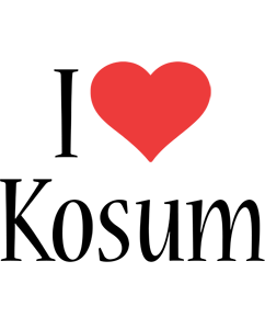Kosum i-love logo