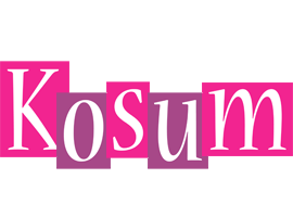Kosum whine logo