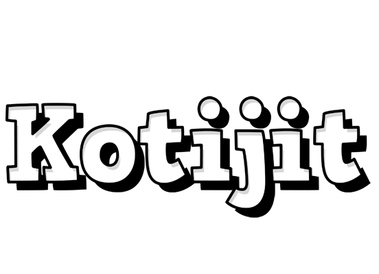 Kotijit snowing logo