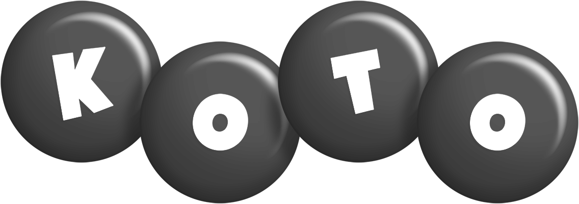 Koto candy-black logo