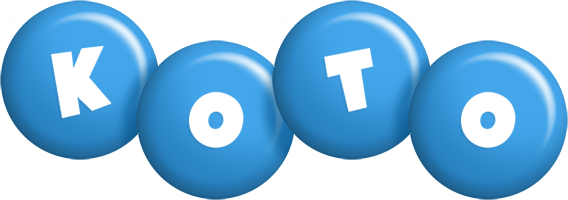 Koto candy-blue logo