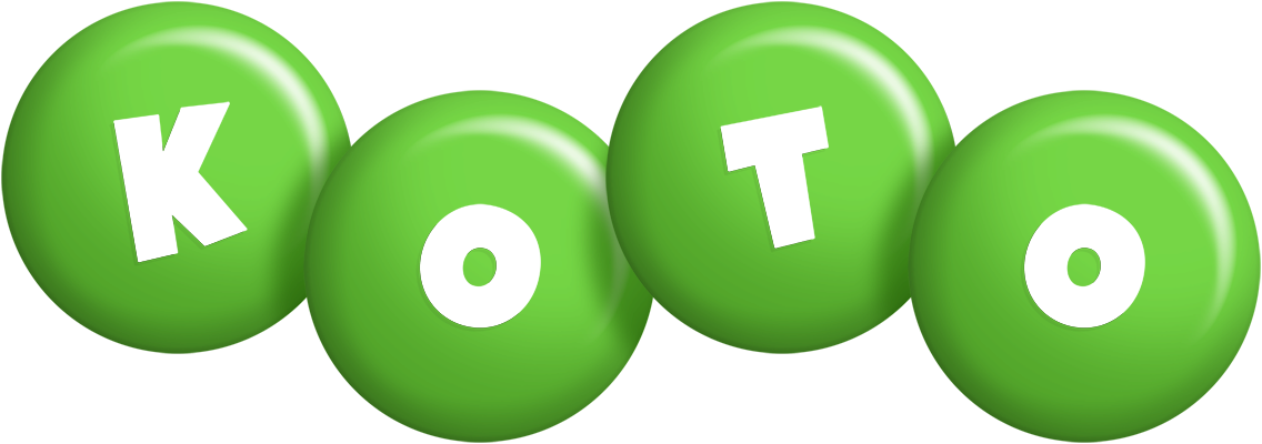 Koto candy-green logo