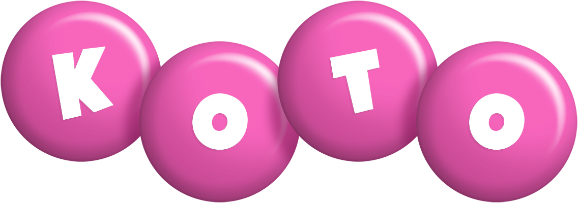 Koto candy-pink logo