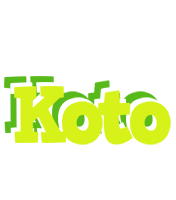 Koto citrus logo