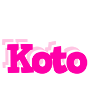 Koto dancing logo