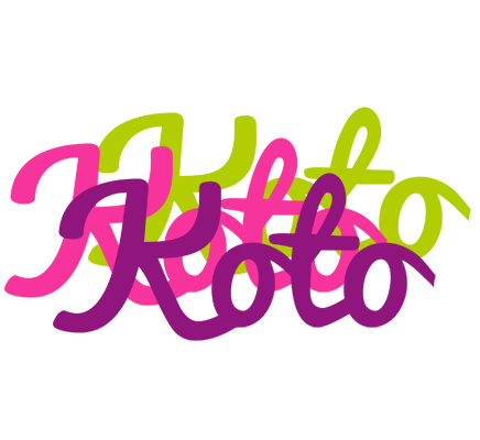 Koto flowers logo