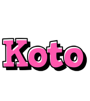 Koto girlish logo