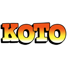 Koto sunset logo